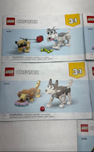 Load image into Gallery viewer, Lot Of 9 Pieces Lego Multicolor Creator Manuals Instruction Books
