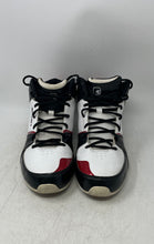 Load image into Gallery viewer, And1 Mens White Black Faux Leather Lace-Up Mid Top Sneakers Shoes Size 13
