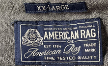 Load image into Gallery viewer, American Rag Mens Black Geometric Print Cotton Collared Button-Up Shirt Size XXL
