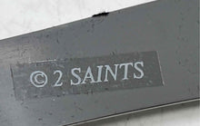 Load image into Gallery viewer, Set Of 4 Pcs 2 Saints Spreader Silver-Tone Engraved Butter Knife
