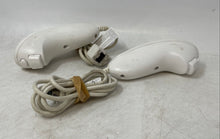 Load image into Gallery viewer, Lot Of 2 Pcs Nintendo Wii White Wired Nunchuk Controllers Not Tested
