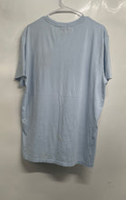 Load image into Gallery viewer, Express Mens Light Blue Pima Cotton Short Sleeve Crew Neck Pullover T-Shirt Sz L
