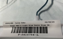 Load image into Gallery viewer, Boggi Milano Mens Light Blue Flat Front Pockets Straight Leg Ankle Pants Sz 34

