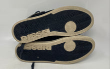 Load image into Gallery viewer, Diesel Mens Beyond Subculture Blue Leather High Top Lace-Up Sneakers Shoes Sz 9
