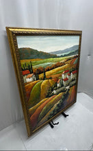 Load image into Gallery viewer, Tuscan Style Landscape Painting By The Artist Cris Alison Signed And Framed
