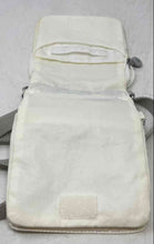 Load image into Gallery viewer, Kipling Womens Eldorado White Gray Adjustable Strap Flap Over Crossbody Bag
