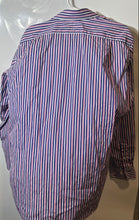Load image into Gallery viewer, Polo Ralph Lauren Mens Multicolor Striped Long Sleeve Classic Fit Dress Shirt L
