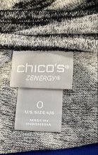 Load image into Gallery viewer, Chico's Womens Black Gray Zebra Print Sleeveless Blouse Top Size 0 4/6 With Tag
