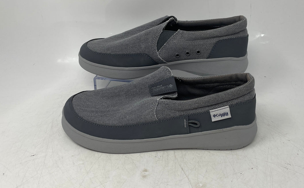 Columbia Kids Boatside Gray Round Toe Low Top Slip-On Sneaker Shoes Size 7
