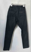 Load image into Gallery viewer, Armani Exchange Mens J27 Black Dark Wash Biker Skinny Leg Jeans Size 31
