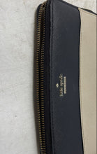 Load image into Gallery viewer, Kate Spade New York Womens Black Beige Credit Card Slot Zip-Around Wallet
