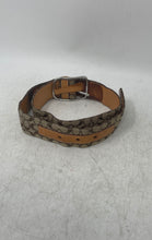 Load image into Gallery viewer, Coach Kids Brown Signature Print Adjustable Formal Dress Belt Size K1 P
