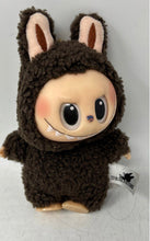 Load image into Gallery viewer, Pop Mart The Monsters Labubu Brown Replica Vinyl Face Plush Toy Keychain
