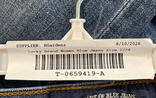 Load image into Gallery viewer, Lucky Brand Womens Blue Denim Medium Wash Stretch Pockets Skinny Jeans Size 2/26

