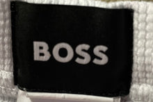 Load image into Gallery viewer, Boss Mens White Waffle Knit Adjustable Drawstring Waist Sweat Short Size Large
