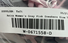 Load image into Gallery viewer, Asics Womens Gel Contend 7 1012A910 Gray Pink Lace-Up Sneaker Shoes Size 7 W
