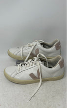 Load image into Gallery viewer, Veja Womens Esplar White Leather Lace-Up Low Top Round Toe Sneaker Shoes Size 8
