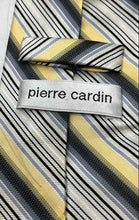 Load image into Gallery viewer, Pierre Cardin Mens Multicolor Striped Print Extra Long Adjustable Pointed Tie
