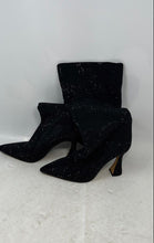 Load image into Gallery viewer, Aldo Womens Taylah Black Pointed Toe Crystal Studded Mid-Calf Booties Size 7.5
