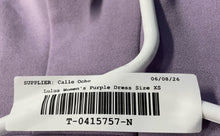Load image into Gallery viewer, Lulus Womens Purple Sleeveless Back Zip Mini Dress Size XS With Tag
