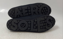Load image into Gallery viewer, Aerosoles Girls Black Scalloped Round Toe Slip-On Ballet Flats Size 3
