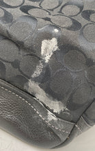 Load image into Gallery viewer, Coach Womens Park Carrie Black Monogram Double Handle Tote Handbag
