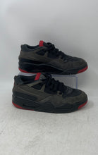 Load image into Gallery viewer, Nike Boys Air Jordan 4 RM FQ7938-060 Black Gray Lace-Up Sneakers Shoes Size 6Y
