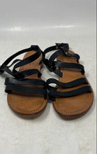 Load image into Gallery viewer, Kenneth Cole Womens Black Leather Open Toe Slingback Sandals Size EUR 38
