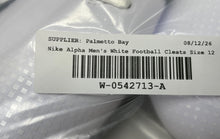 Load image into Gallery viewer, Nike Mens Alpha Menace 4 Pro FD7037-100 White Football Cleats Size 12
