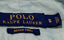 Load image into Gallery viewer, Polo Ralph Lauren Mens Green Beach Twill Long Sleeve Button-Up Shirt Size Small
