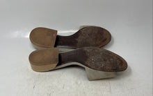 Load image into Gallery viewer, Mercedes Castillo Womens Gray Suede Slip-On Block Heels Slide Sandals Size 8
