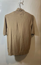 Load image into Gallery viewer, Anne Klein Womens Beige Short Sleeve Turtleneck Pullover Sweater Size Medium
