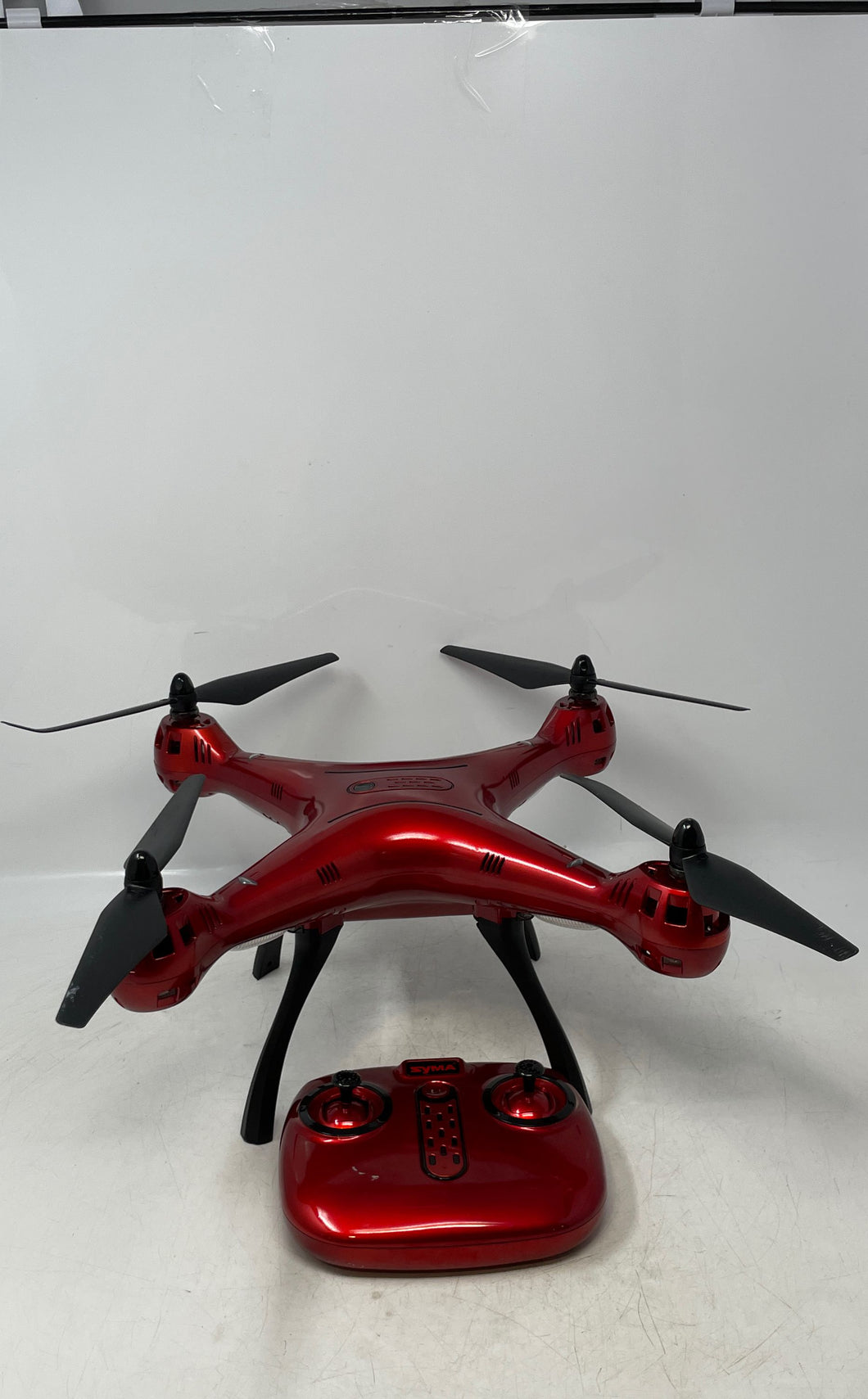 Syma Sky Thunder Red Quadcopter Camera Drone With Controller Not Tested