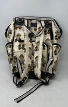 Load image into Gallery viewer, PipiBear Womens Brown Beige Printed Adjustable Strap Zipper Large Backpack
