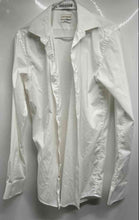 Load image into Gallery viewer, Lucky Brand Mens White Stretch Long Sleeve Slim Fit Dress Shirt Size M
