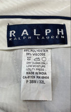 Load image into Gallery viewer, Ralph Lauren Mens Gray Pleated Front Pockets Regular Fit Dress Pants Sz 38Wx32L
