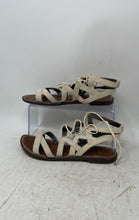 Load image into Gallery viewer, Sam Edelman Womens Gemma Ivory Leather Open Toe Gladiator Sandals Size 6M
