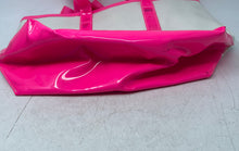 Load image into Gallery viewer, Juicy Couture Womens Pink Beige Bow Double Handle Shoulder Tote Handbag
