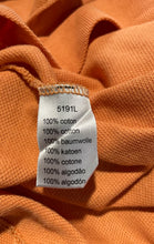 Load image into Gallery viewer, Lacoste Mens Orange Cotton Short Sleeve Collared Golf Polo Shirt Size 4
