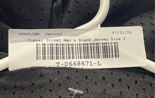Load image into Gallery viewer, Copper Rivet Mens Black Chicago Patch Button Front Baseball Jersey Size Small
