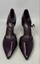 Load image into Gallery viewer, Calvin Klein Womens Dressa Burgundy Patent Leather D'Orsay Heels Size 6.5M

