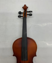 Load image into Gallery viewer, Mendini By Cecilio Brown 4-String Chinrest Acoustic Violin With Bow In Hard Case
