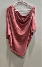 Load image into Gallery viewer, Michael Kors Womens Terracotta Short Sleeve Round Neck Blouse Top Size 2X
