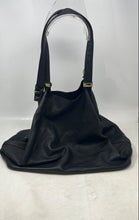 Load image into Gallery viewer, Michael Kors Womens Black Leather Charm Double Handle Luxury Shoulder Bag
