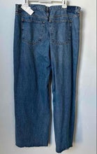 Load image into Gallery viewer, Abercrombie &amp; Fitch Womens Blue Low Rise Ultra Loose Wide-Leg Jeans Sz 32 W/Tags
