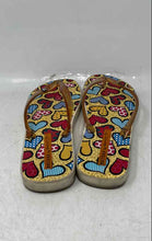 Load image into Gallery viewer, Melissa By Romero Britto Womens Multicolor Slip-On Flip-Flop Sandals Size 10

