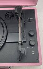 Load image into Gallery viewer, Cruiser Deluxe Model CR8005E-BH Pink Black 3 Speed Record Player Not Tested
