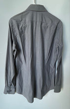 Load image into Gallery viewer, Banana Republic Mens Gray Long Sleeve Stretch Slim-Fit Button-Up Shirt Size S
