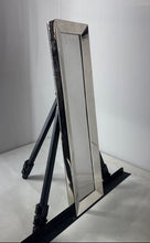 Load image into Gallery viewer, Riado Silver Rectangular Vertical Home Decorative Standing Floor Mirror
