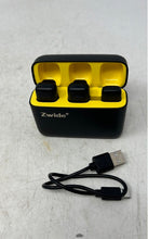 Load image into Gallery viewer, Zwide Model M6L/C Black Wireless Microphones In Charging Case Untested
